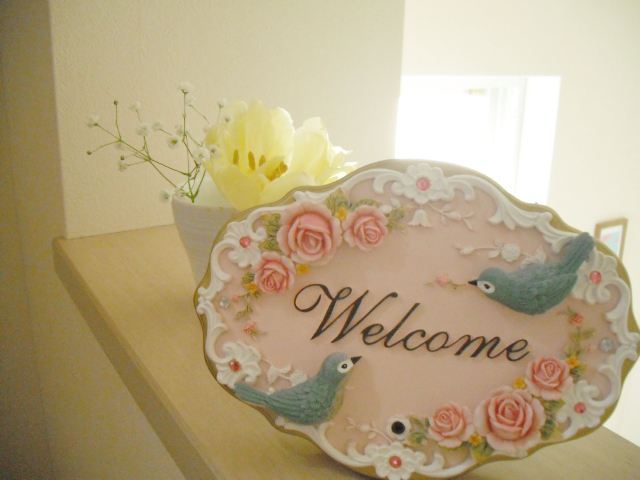 welcome board